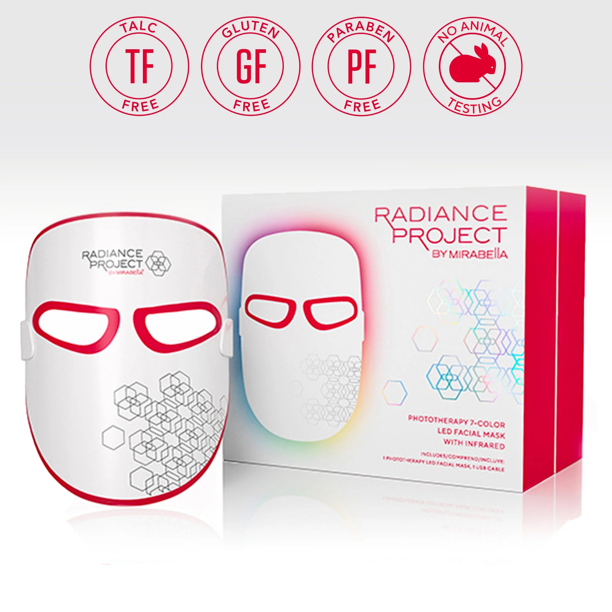 PHOTOTHERAPY 7-COLOR LED FACIAL MASK WITH NEAR INFRARED