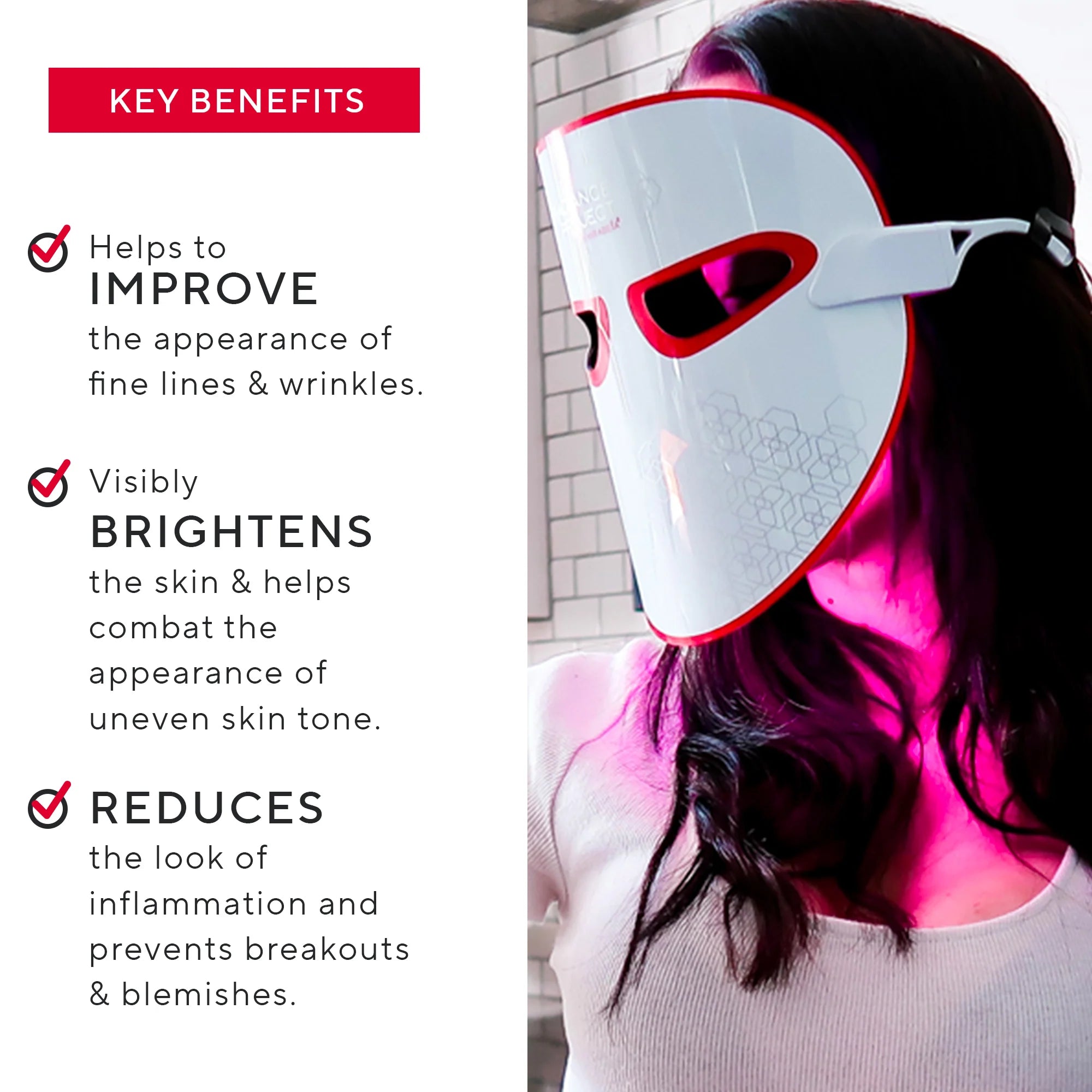 PHOTOTHERAPY 7-COLOR LED FACIAL MASK WITH NEAR INFRARED