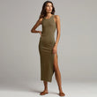 KNIT COTTON MAXI DRESS DYLAN