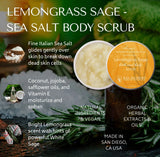 Organic Sea Salt Herbal Body Scrub