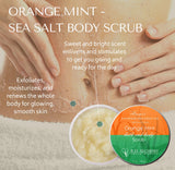 Organic Sea Salt Herbal Body Scrub