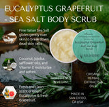 Organic Sea Salt Herbal Body Scrub