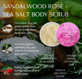 Organic Sea Salt Herbal Body Scrub