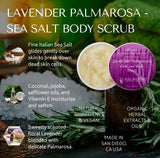 Organic Sea Salt Herbal Body Scrub