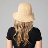 Sand Dollar - Hand Crochet Bucket Hat with Scalloped Brim