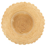 Sand Dollar - Hand Crochet Bucket Hat with Scalloped Brim