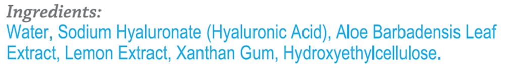 Hyaluronic Acid Mask & Aloe