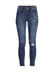 Etienne Marcel Distressed High Rise Skinny Ankle Jeans
