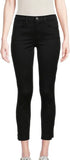 Etienne Marcel High Rise Side Zip Black Skinny Ankle Jeans
