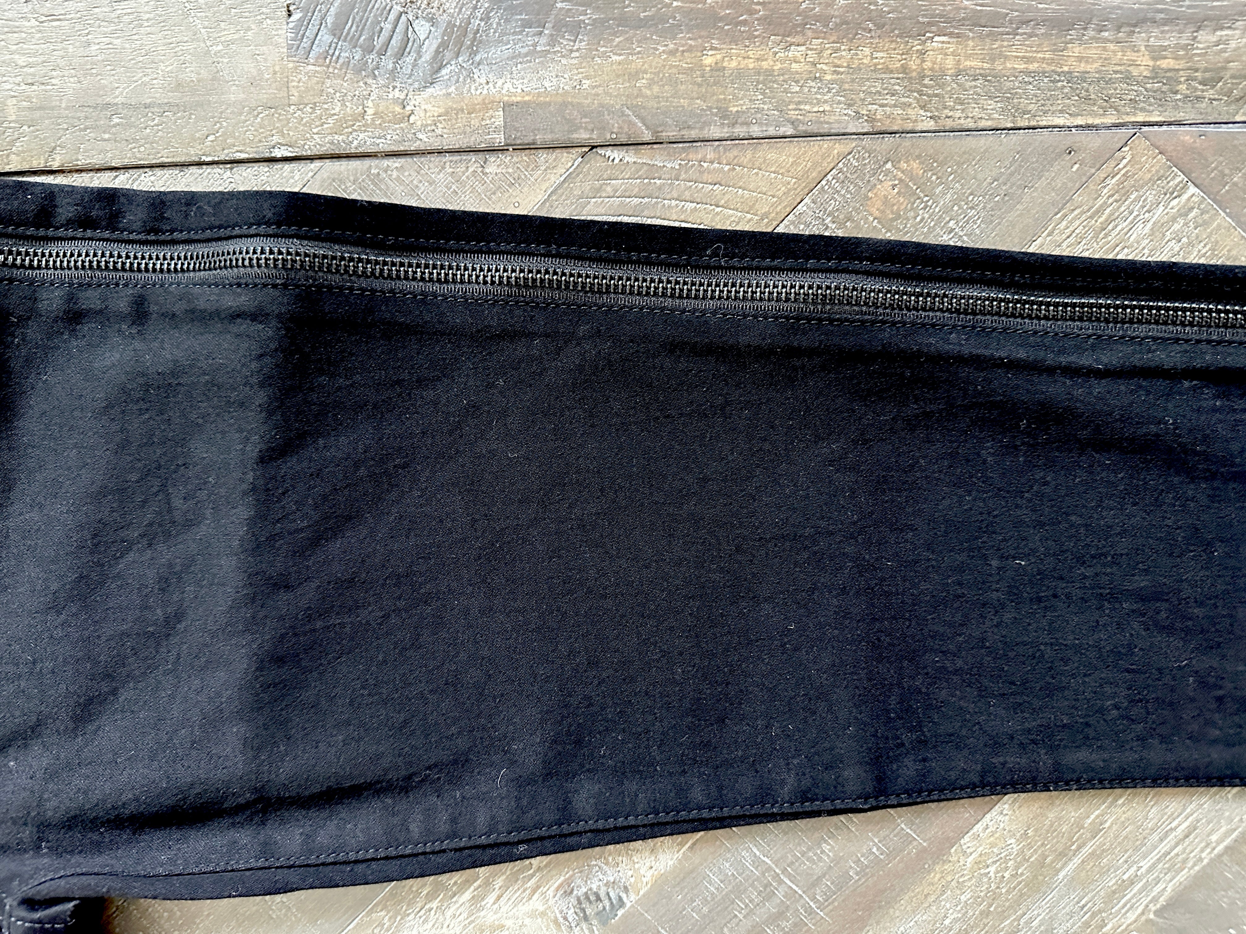 Etienne Marcel High Rise Side Zip Black Skinny Ankle Jeans