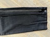 Etienne Marcel High Rise Side Zip Black Skinny Ankle Jeans