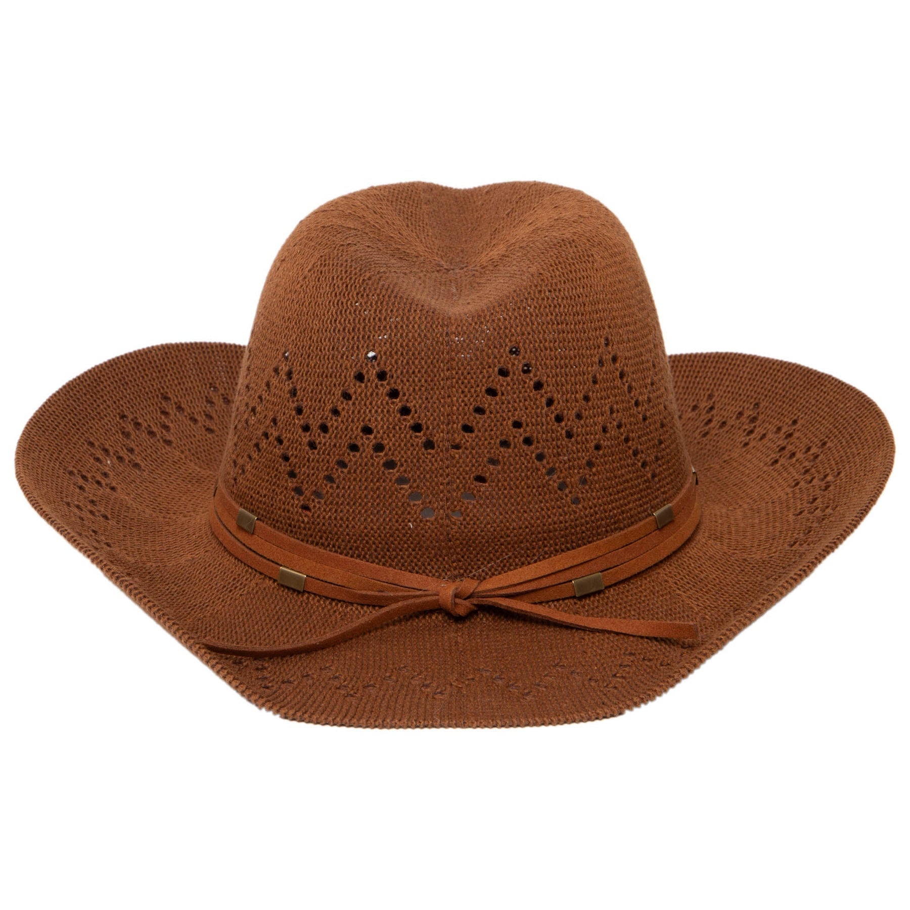 Nash - Ventilated Crown Cowboy with Wrapped Suede Band