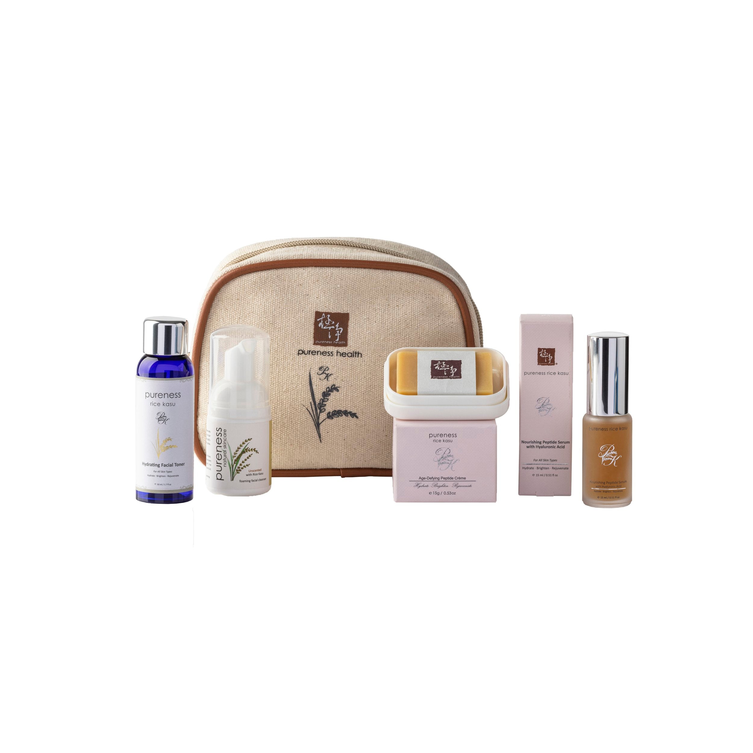 Rice Kasu Fermented Rice Skincare Travel Kit