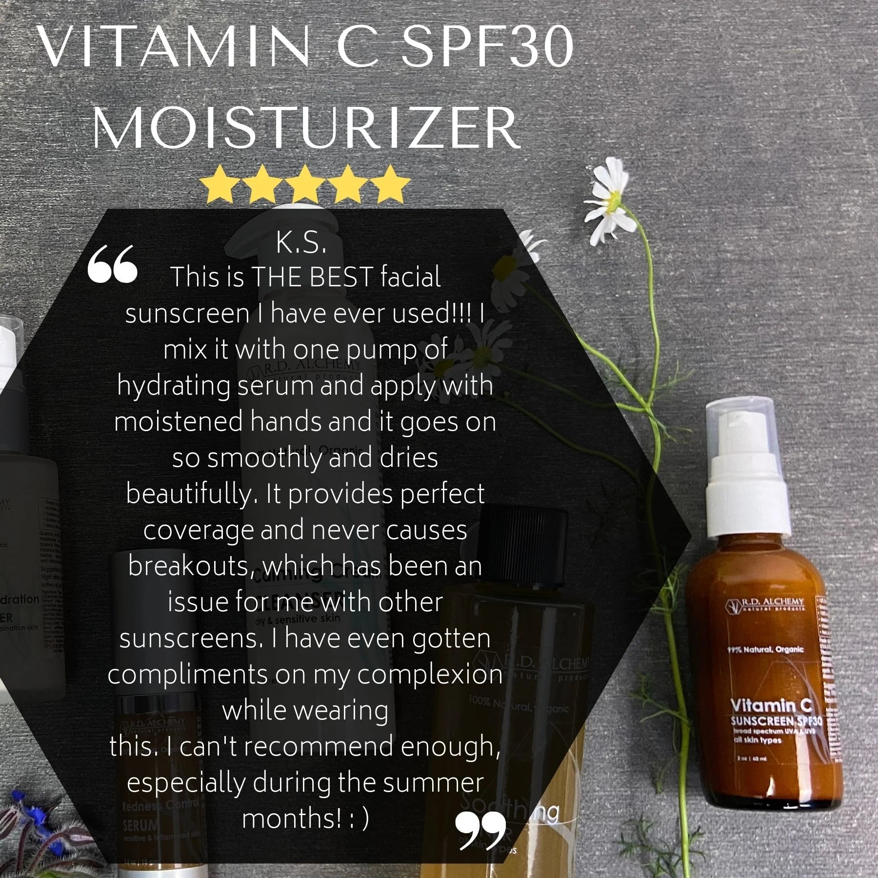 SPF 30 C-Sunscreen Vitamin C Moisturizer