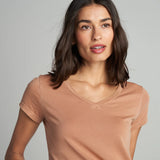 V NECK TEE 100% Supima Organic Cotton