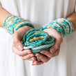 Roll-On® Bracelets Aquamarine - Nepal Bracelets Fair Trade