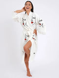 FACE PRINT ROBE 100% Organic Cotton limited edition artistic print Eco-friendly