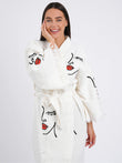 FACE PRINT ROBE 100% Organic Cotton limited edition artistic print Eco-friendly