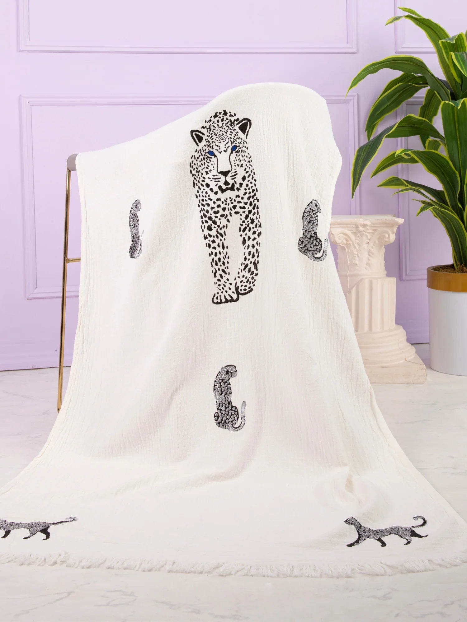 Leopard Towel 100% Organic Cotton