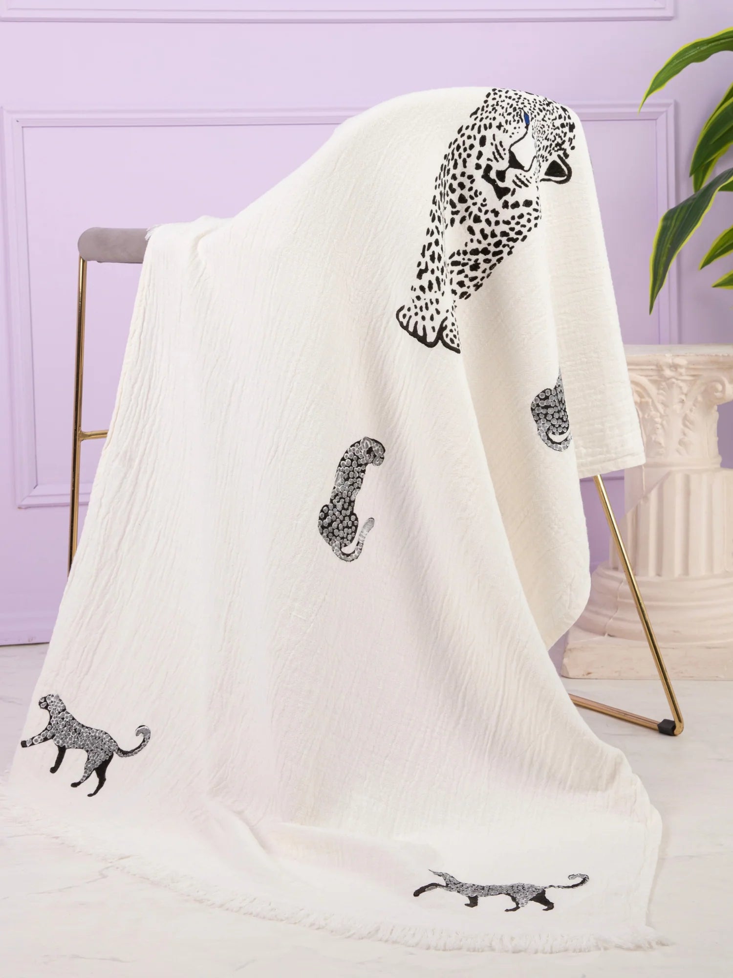 Leopard Towel 100% Organic Cotton