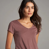 V NECK TEE 100% Supima Organic Cotton